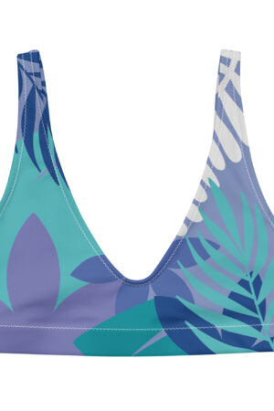 Recycled padded bikini top