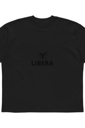 Unisex organic oversized high neck t-shirt